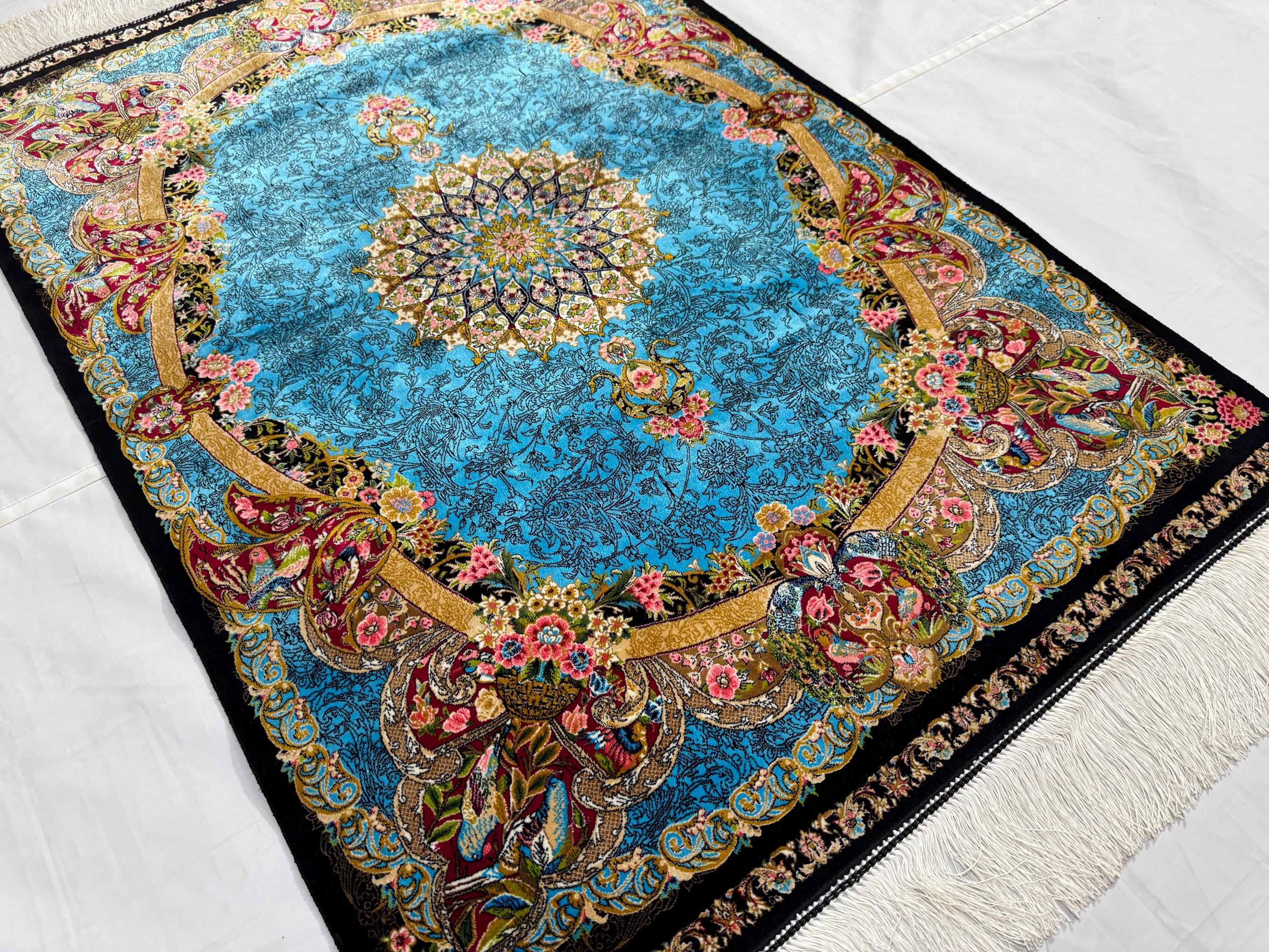 Hereke silk rug - Etsy 日本