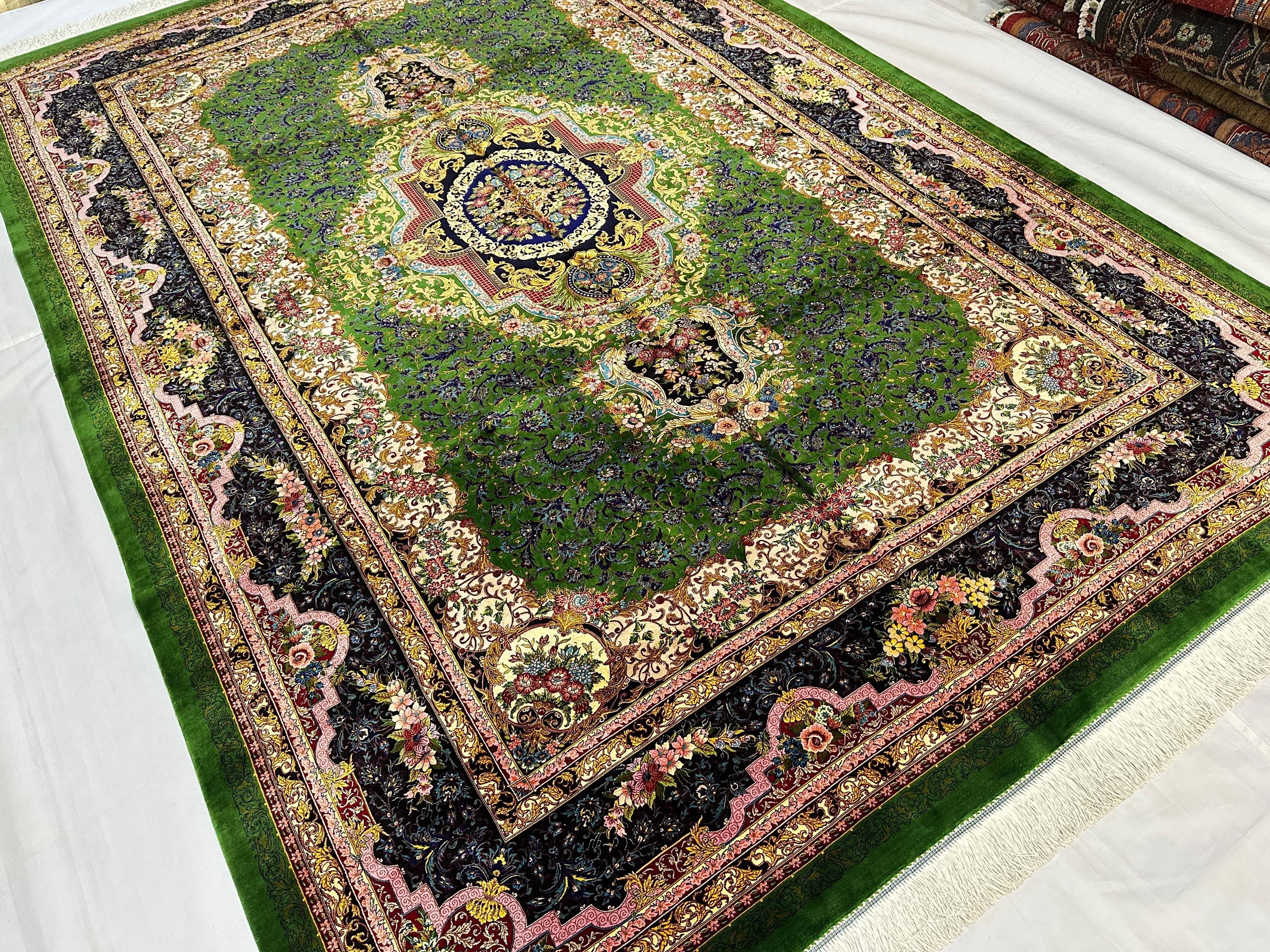 Hereke silk rug - Etsy 日本