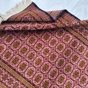 4 x 6 pies rosa Bokhara alfombra vintage tribal, alfombra afgana anudada a mano, alfombra de lana oriental, alfombra de sala de estar rosa, alfombra de dormitorio rosa, alfombra turcomana 4x6
