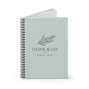 Cahier à spirales ferme - lignes lignées, journal simple pour écrire, cahier rustique, cahier de style campagnard, décoration de ferme, tenue d'un journal