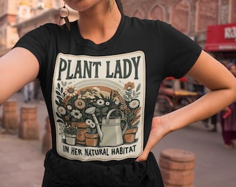 Plant Lady T-Shirt: Cottagecore Botanical Garden Tee