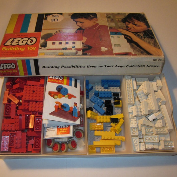 Lego Building Toy Set No 285 - 1960s in Original Box