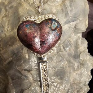 Unconditional Self Love Skeleton Key Necklace Pendant to Unleash Your Daily Reminder to Honor and Cherish yourself Magick Spell Charm