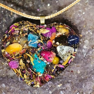 Empress Goddess Power, Beauty, & Generational Wealth Money Heart Shaped Necklace, Prosperity Abundance Talisman Money Charm powerful spell