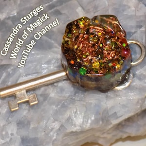 Unlock lucrative, Money Making, Prosperous Opportunities with this Attract Money Skeleton Key wealth amulet, Abundance Charm
