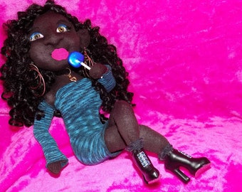 Authentik Beauty Cloth Doll Patterns to Sew PDF - Handmade Josephine Sock Rag Doll