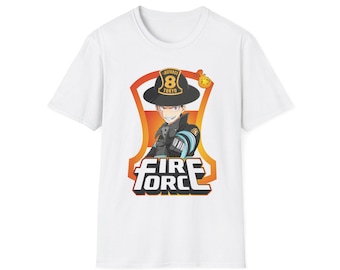 Fire Force Anime T-Shirt: Unisex Graphic Tee, Firefighter Gift