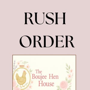 RUSH ORDER Add On