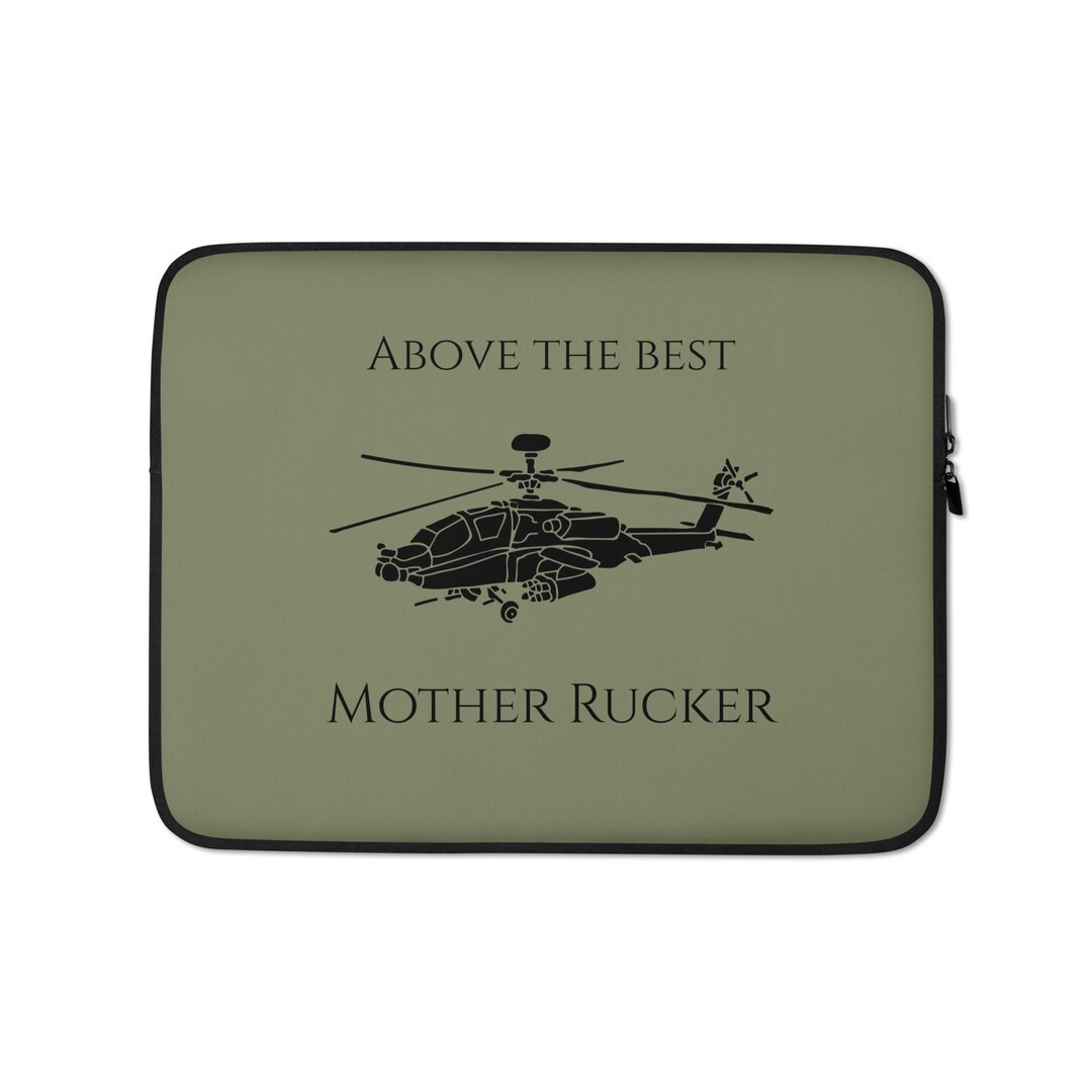 Apache Fort Rucker Army, Fort Rucker, AL, Apache Helicopter, Laptop Sleeve, 13