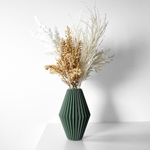 Moderne 3D-geprinte geometrische vaas – Handgemaakt, milieuvriendelijk, minimalistisch design, uniek cadeau, stijlvolle decoratie