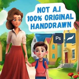 Custom Children&#39;s Book Illustrations & Cover Design | Personalized Art for Kids&#39; Stories by Professional Illustrator