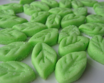 MINI LEAVES - Cream Cheese Mints - 6 Dozen