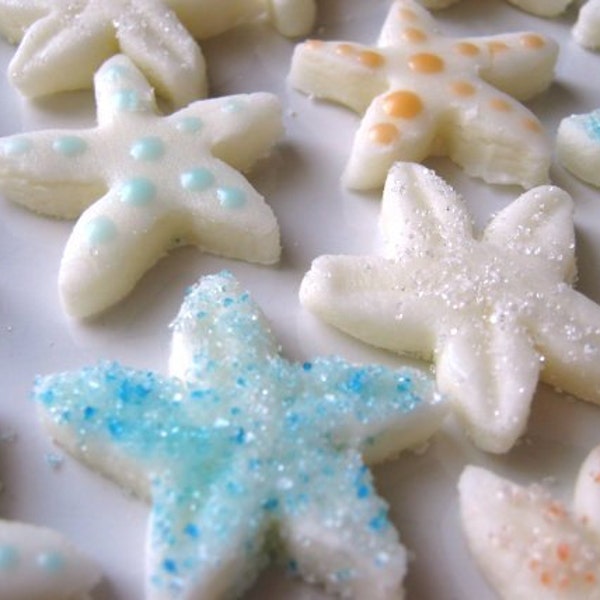 STARFISH MINTS - Weddings - Beach Parties -  Pool Parties - Birthdays -  6 Dozen Cream Cheese Mints