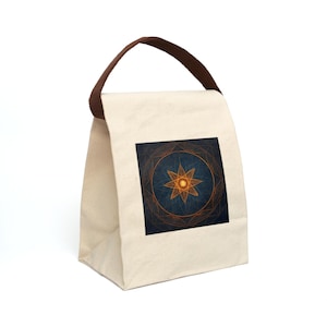 Stylish Canvas Lunch Bag with Strap - Perfect for Back to School, Picnic, Work, Eco-Friendly Gift, Customizable Design