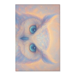 Whimsical Owl Area Rug: Boho Home Decor, Nature Inspired