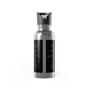 SOURCE Orca Coated Stainless Steel Water Bottle, SolFlame Design image 7