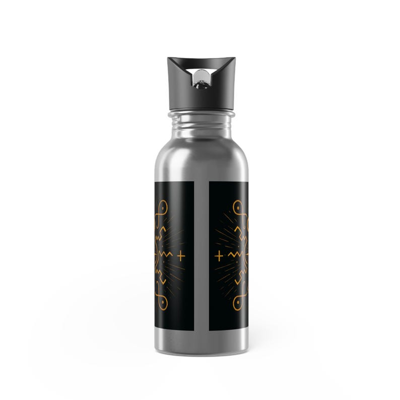 SOURCE Orca Coated Stainless Steel Water Bottle, SolFlame Design image 7