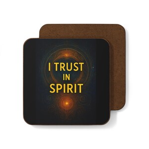 Inspirational Coaster Set: Motivational Home Decor, Spiritual Gift