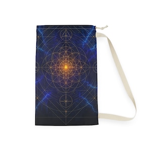 Galactic Design Laundry Bag - Cosmic Storage, Artistic Decor, Unique Gift, Laundry Organizer, Meditation Inspiration