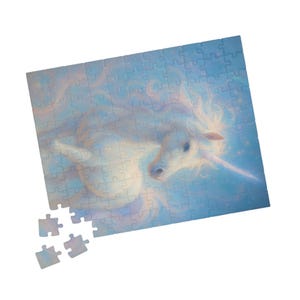 Enchanting Unicorn Jigsaw Puzzle: Family Game Night, Vibrant Colors