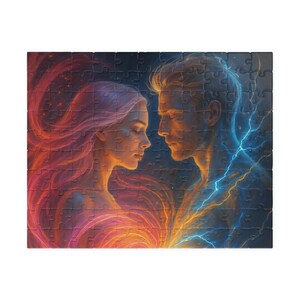 Enchanting Couple Puzzle: Romantic Gift, Family Game Night