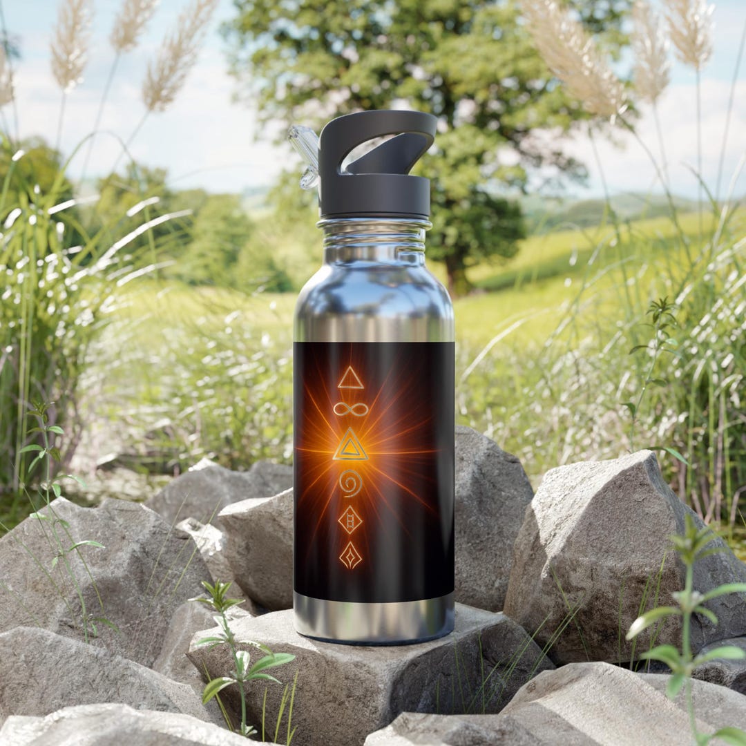 Picture Idea: Solar Flare Stripe Water Bottle