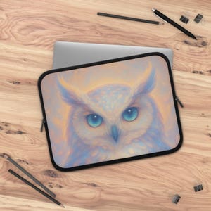 Owl Laptop Sleeve: Whimsical Neoprene Tech Protector