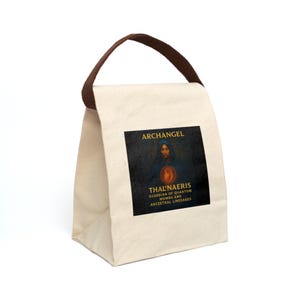 Wächter Lunch Tasche, umweltfreundliche Tasche, Archangel Design, spirituelles Geschenk, Schule Lunch Tasche, nachhaltige Lebensmittel Träger