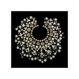 RBG Print of Original pressed flower art, RBG wall art, Ruth Bader Ginsburg original artwork, Ruth Bader wall art, skipping lilies