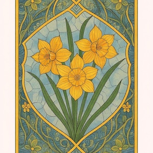 花の大人の塗り絵、ステンドグラスの塗り絵