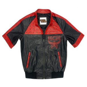 Men’s Designer Inspired Black Vintage MCM Dapper Dan Short Suit