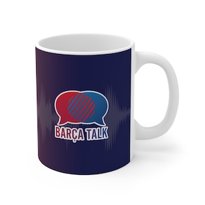 Retro Barca Talk Podcast Mug 11oz