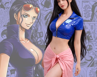 Anime inspiriertes Cosplay Outfit, Handgemachtes Anime Kostüm, Cosplay Outfit für Frauen, handgemachtes Cosplay Outfit für Frauen