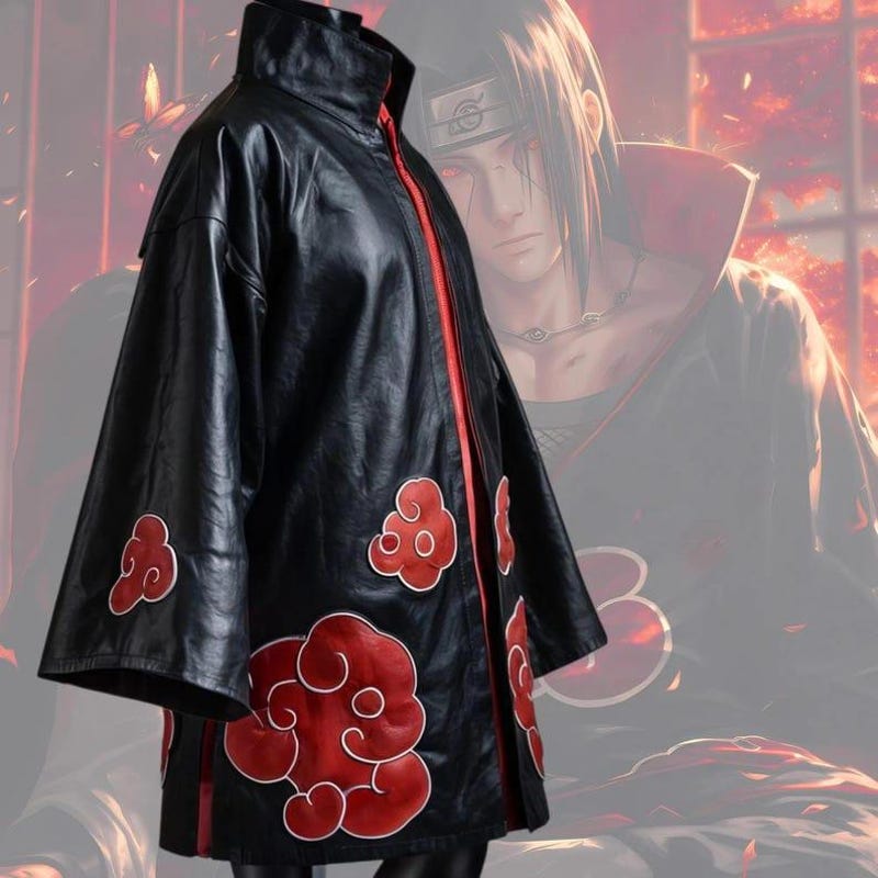 Akatsuki Cosplay Cloak Etsy Akatsuki Cosplay Cloak Etsy