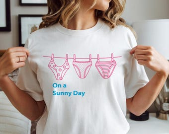 Sunny Day Swim T-Shirt | Summer Vibes Tee | Beachwear, Vacation Shirt, Gift for Her, Casual Summer Outfit