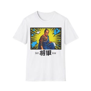 Samurai Warrior Japanese Shogun Unisex Softstyle T-Shirt, Bushido Sword Tee, Asian Ronin Clothing, Martial Arts Apparel, Ninja Ronin Gift