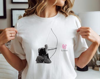 Kyudo Master T-Shirt | Traditional Archery Martial Arts Tee | Japanese Zen Archer Graphic