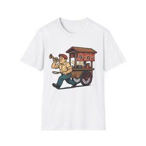 Ramen Cart Unisex T-Shirt, Foodie Gift, Fun Graphic Tee, Street Food Lover Apparel, Unique Gift Idea, Casual Wear