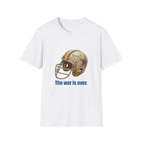 Vintage Football Helmet Peace T-shirt -