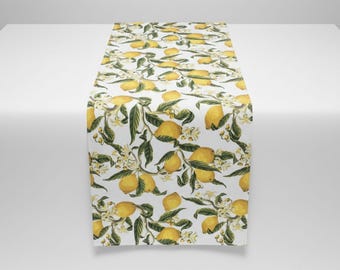 Poly Cotton Table Runner, Soft Fabric Dining Table Decor, Modern Home Style