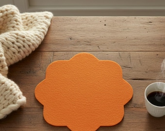 Thick Felt Placemats: Modern Dining Table Decor