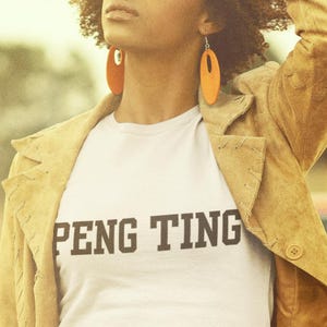 Peng Ting T-Shirt, Funny British Slang Tee, UK Humour Shirt, Unisex T-Shirt, Gift for Her, Gift for Him, Cheeky Tee, British Gift Idea