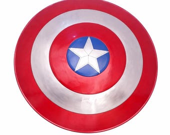 Scudo di metallo di Capitan America / 12–30 pollici / Replica da collezione e per cosplay