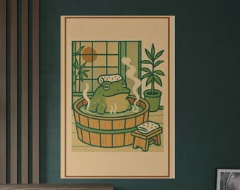 Entspannter Frosch