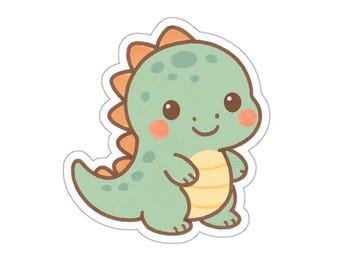 Niedliche Dinosaurier-Aufkleber, perfekt für Laptops, Wasserflaschen, Scrapbooking, Kinderdekor, Geburtstagsgeschenke