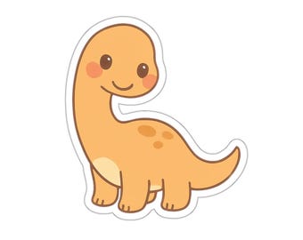 Niedliche Dinosaurier-Stanzaufkleber - wunderliches Dekor für Kinder, Laptop, Wasserflasche, Tagebücher, Geschenke für Dino-Liebhaber, lustige Partygeschenke