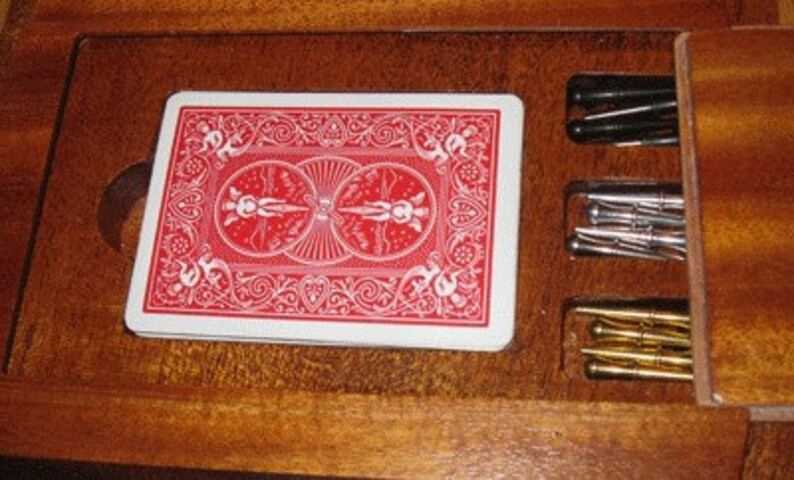 Beautiful Custom Wooden Cribbage Board | Etsy