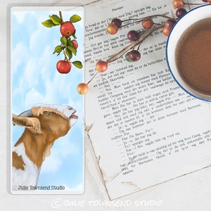 Cute Goat Bookmark Funny Goat Book Marker That Will Be a Perfect ...