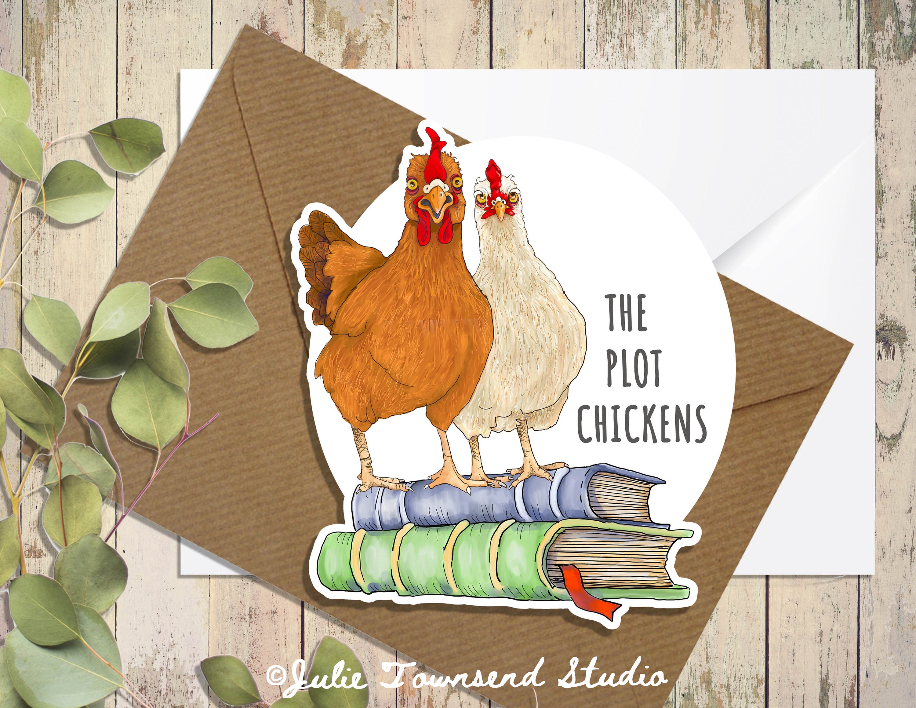 PerKoop Funny Chicken Sticky Notes - 16 Pads, 480 Sheets, Cute Hen Designs For Farm Lovers, Office & Home