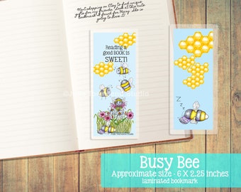 Bee Kind Bookmark - Honey Bee Book marker - Book Lover Gift - Teacher Gift Ideas - Student Gifts - Bee Lover Gift Ideas - Bee page marker